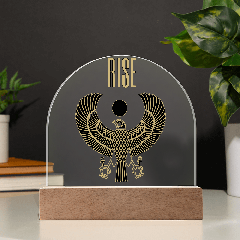 "RISE" Acrylic Plaque – Ascend to Your Higher Self