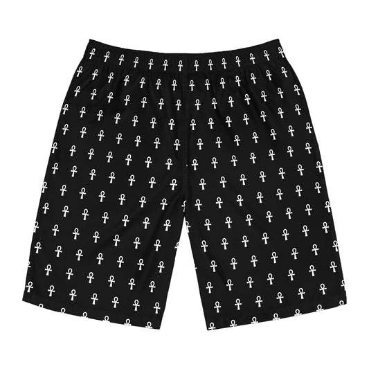 𓋹 Ankh Print Board Shorts