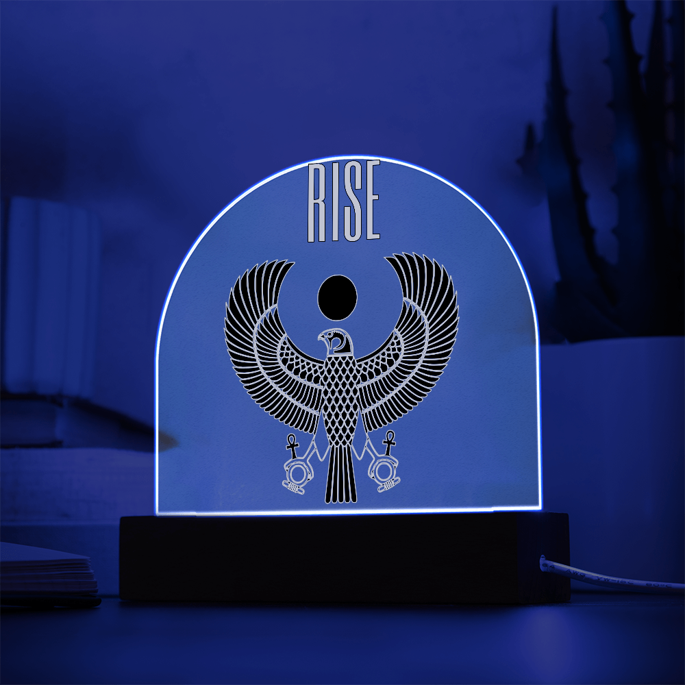 "RISE" Acrylic Plaque – Ascend to Your Higher Self
