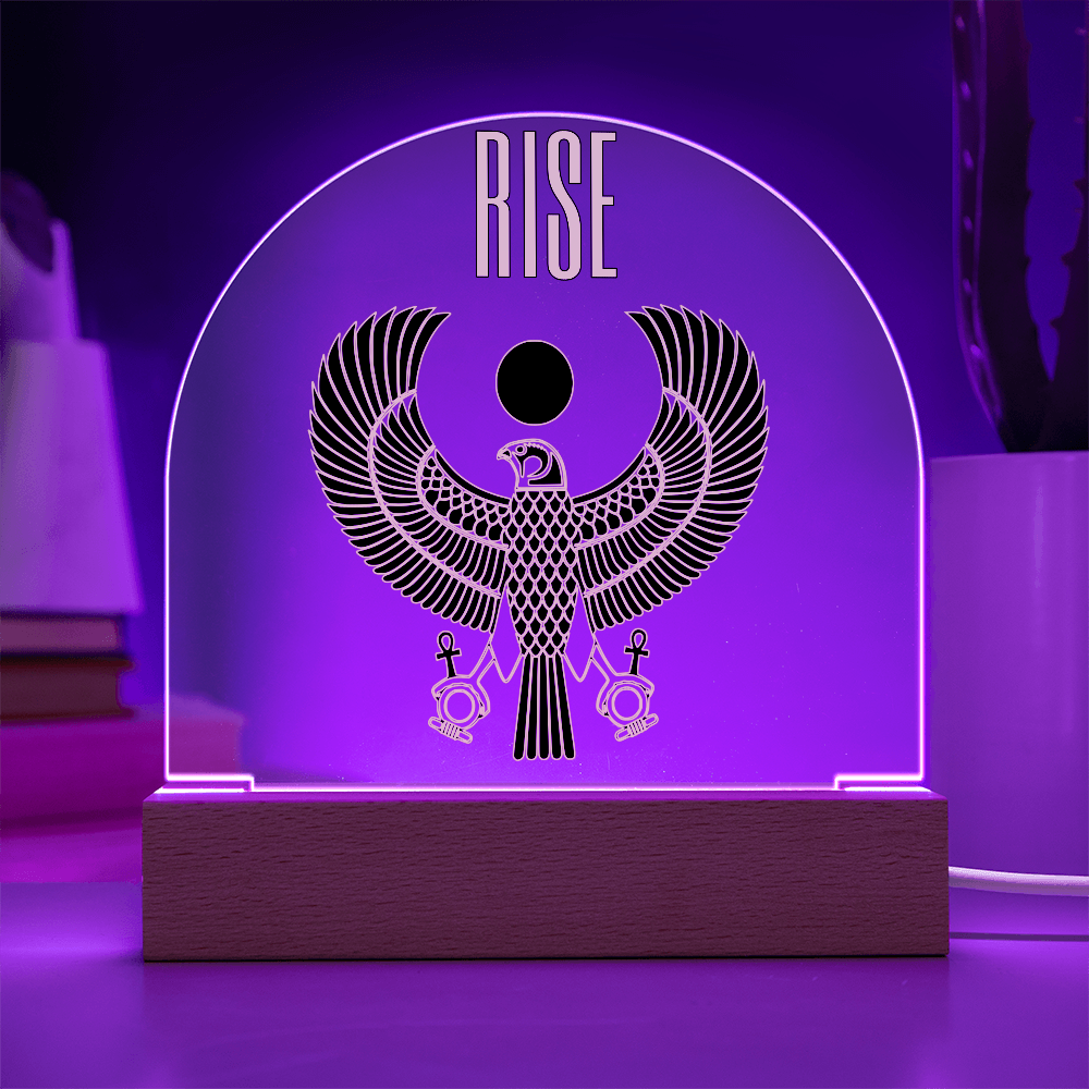 "RISE" Acrylic Plaque – Ascend to Your Higher Self