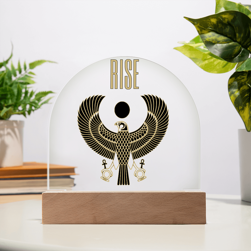 "RISE" Acrylic Plaque – Ascend to Your Higher Self