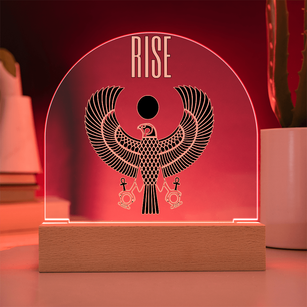 "RISE" Acrylic Plaque – Ascend to Your Higher Self