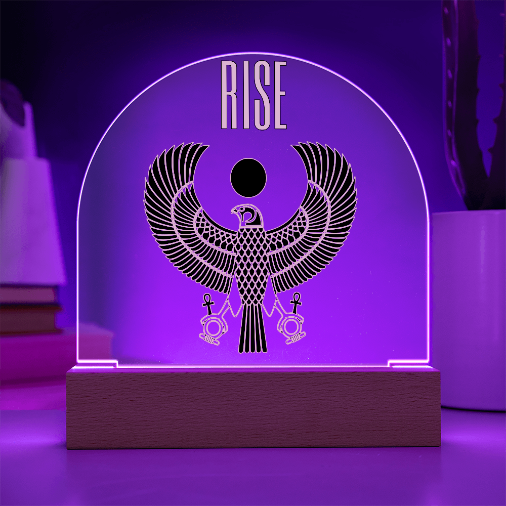 "RISE" Acrylic Plaque – Ascend to Your Higher Self