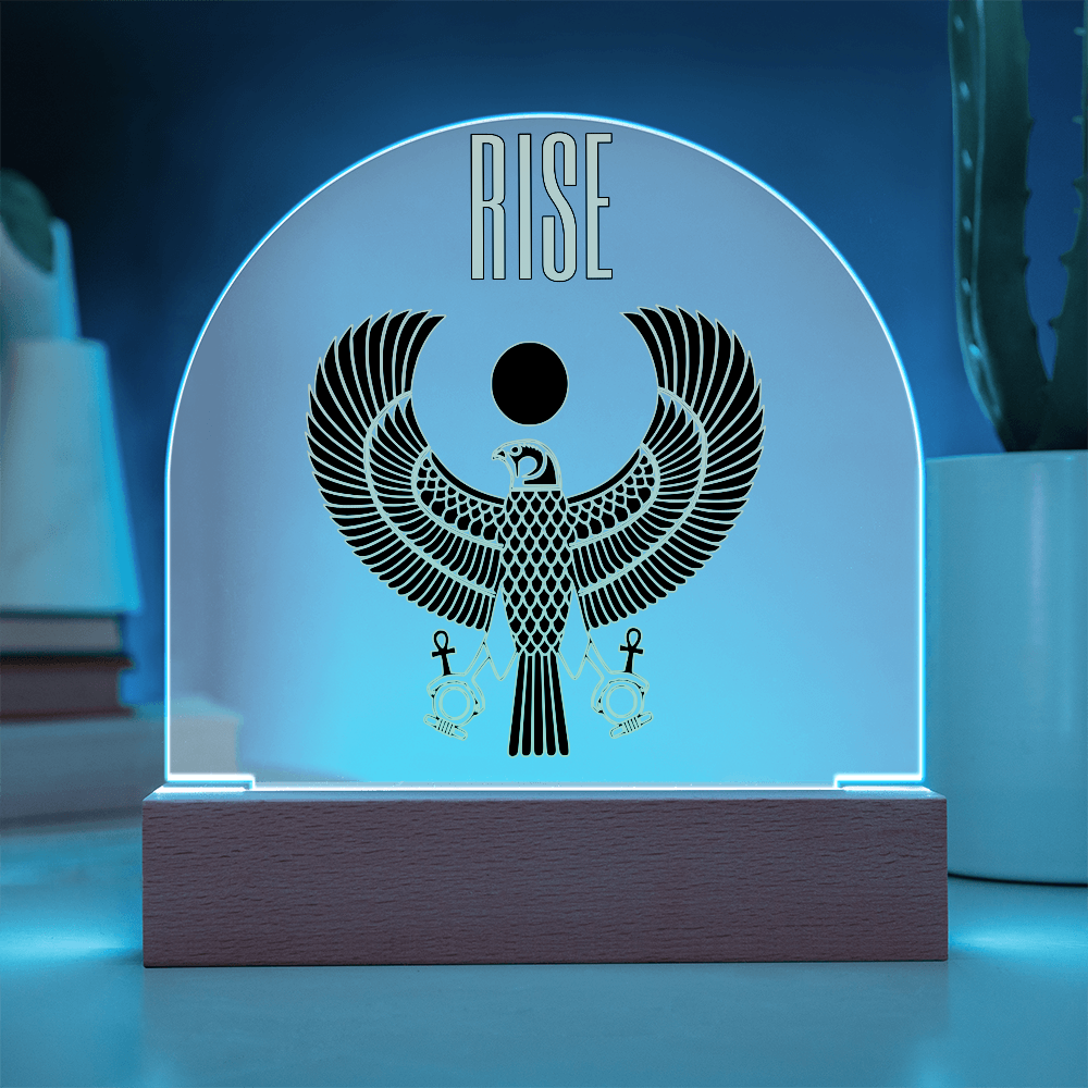 "RISE" Acrylic Plaque – Ascend to Your Higher Self